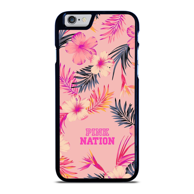 VICTORIA SECRET PINK NATION FLORAL BG iPhone 6 / 6S Case
