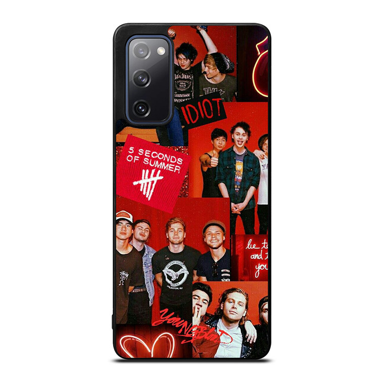 5 SECONDS OF SUMMER RED COLLAGE Samsung Galaxy S20 FE Case