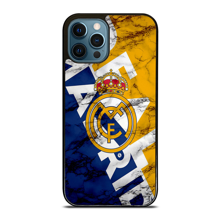 REAL MADRID MARBLE ART LOGO iPhone 12 Pro Max Case