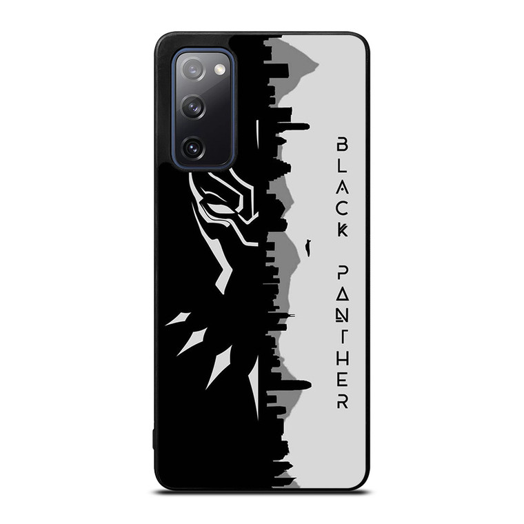 MARVEL BLACK PANTHER BLACK AND WHITE Samsung Galaxy S20 FE Case