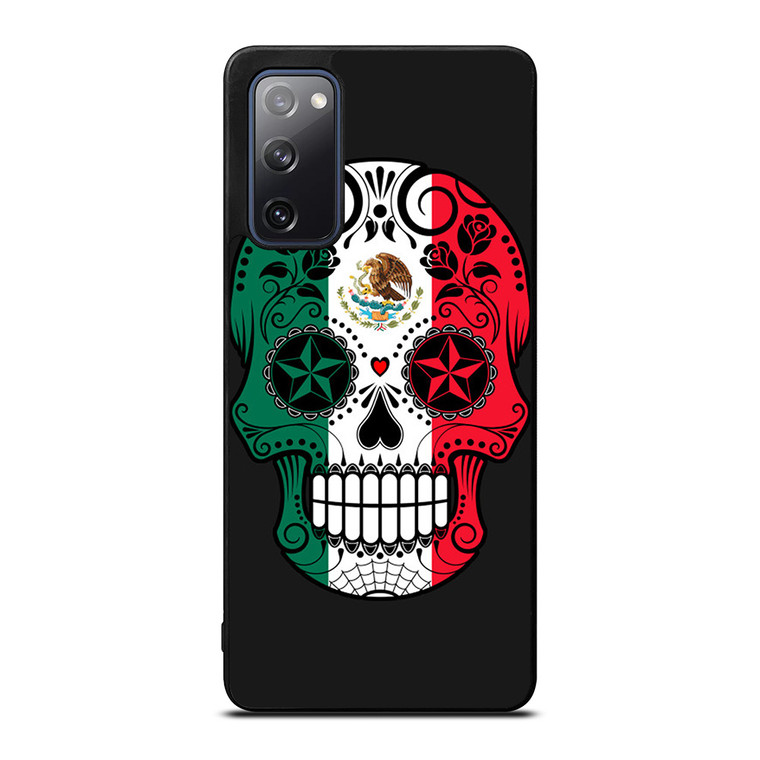 MEXICO SKULL SKELETON FLAG Samsung Galaxy S20 FE Case