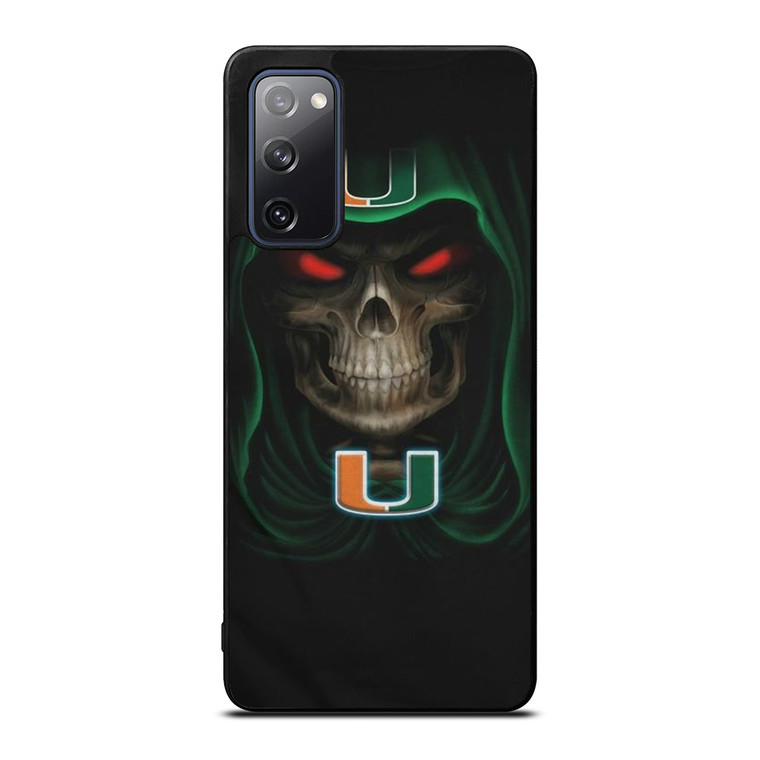 MIAMI HURRICANES SKULL Samsung Galaxy S20 FE Case