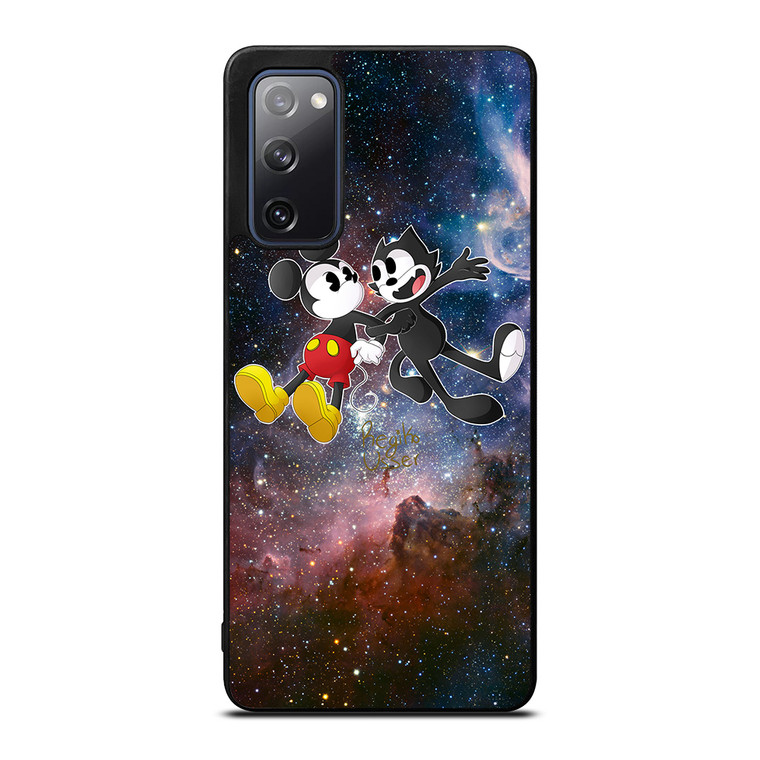 MICKEY MOUSE AND FELIX THE CAT Samsung Galaxy S20 FE Case