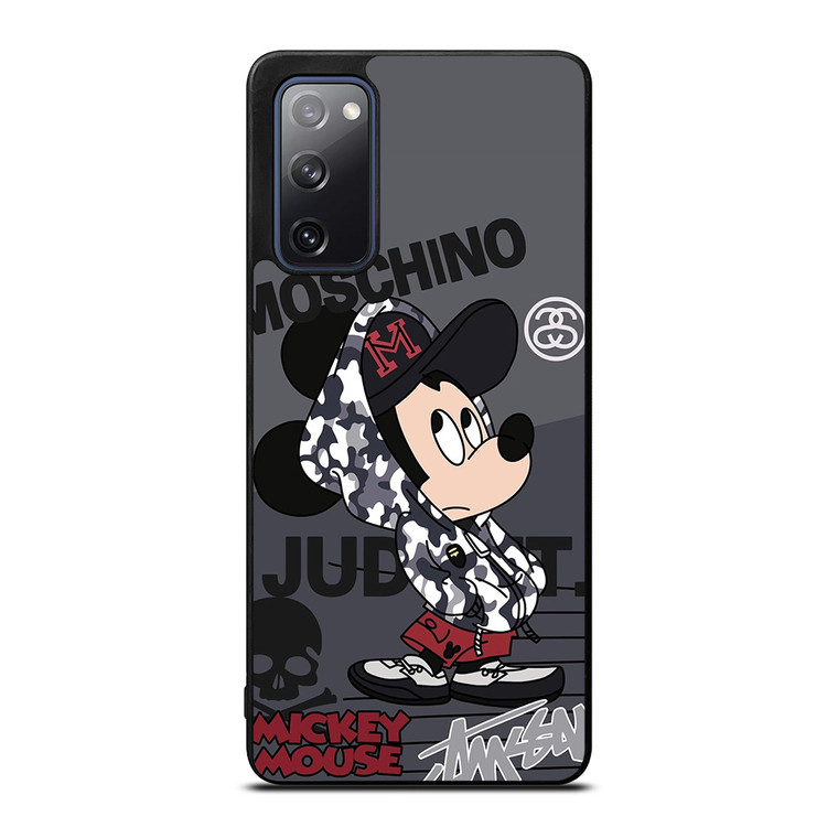 MICKEY MOUSE CAMO X MOSCHINO X STUSSY Samsung Galaxy S20 FE Case
