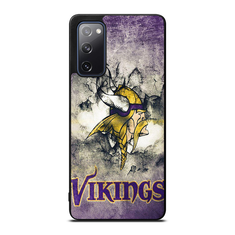 MINNESOTA VIKINGS GRUNGE LOGO Samsung Galaxy S20 FE Case MINNESOTA VIKINGS GRUNGE LOGO Samsung Galaxy S20 FE Case