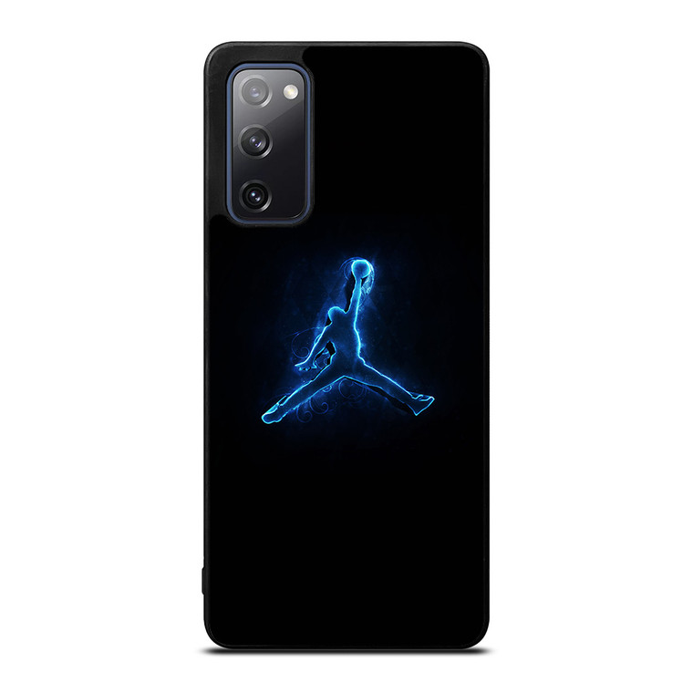 NIKE AIR JORDAN LOGO BLUE LIGHT Samsung Galaxy S20 FE Case
