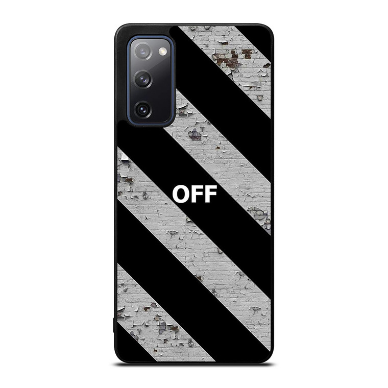 OFF WHITE WALL TEXTURE Samsung Galaxy S20 FE Case