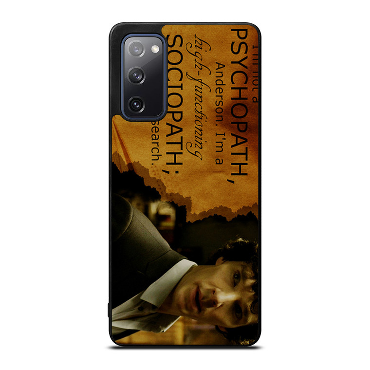 SHERLOCK HOLMES PSYCHOPATH Samsung Galaxy S20 FE Case