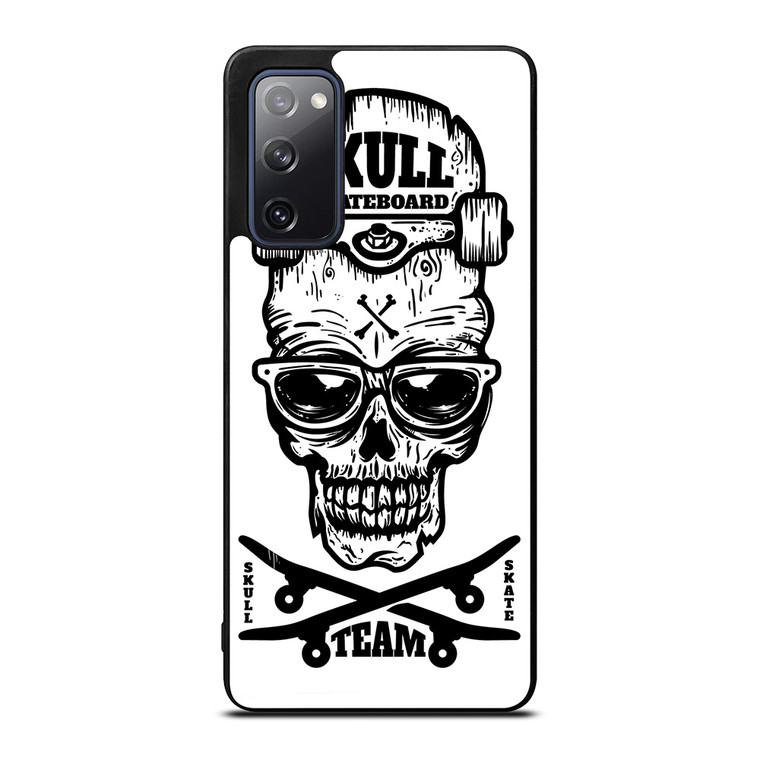 SKULL SKATEBOARD TEAM LOGO Samsung Galaxy S20 FE Case