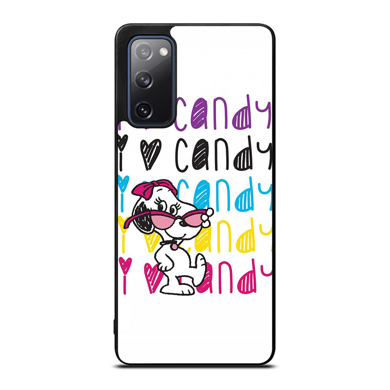 SNOOPY I LOVE CANDY Samsung Galaxy S20 FE Case