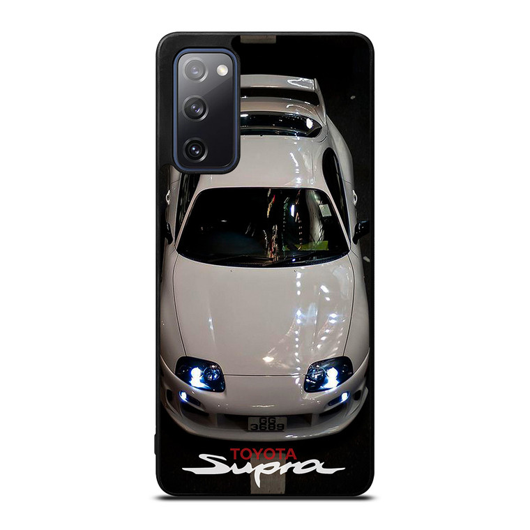 TOYOTA SUPRA WHITE CAR Samsung Galaxy S20 FE Case
