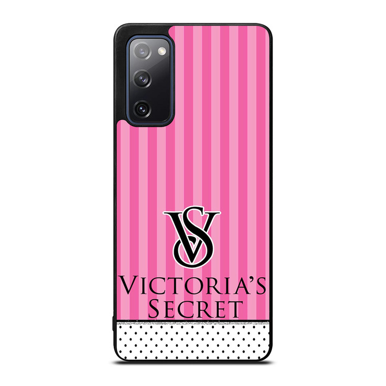VICTORIA'S SECRET LOGO POLKADOT STRIPE Samsung Galaxy S20 FE Case