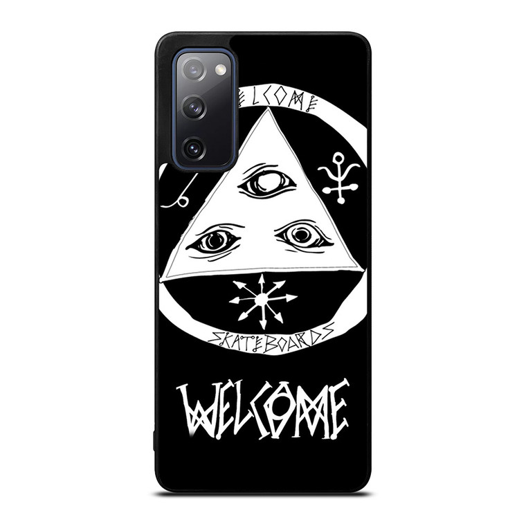 WELCOME SKATEBOARDS LOGO BLACK Samsung Galaxy S20 FE Case