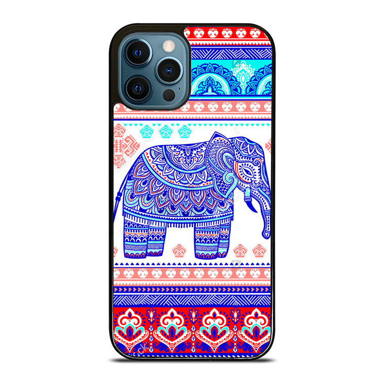 TRIBAL ORNAMENTSTOCK VECTOR ELEPANT iPhone 12 Pro Max Case