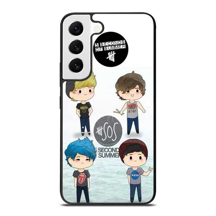 5 SECONDS OF SUMMER 5SOS CARTOON Samsung Galaxy S22 Case