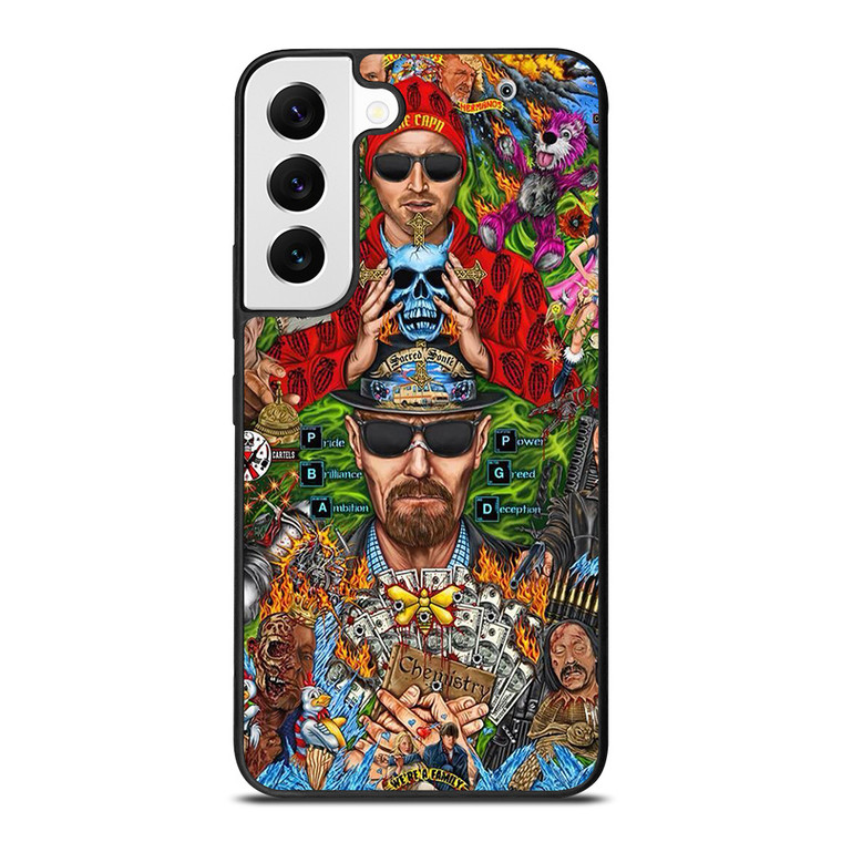 BREAKING BAD MONTAGE Samsung Galaxy S22 Case