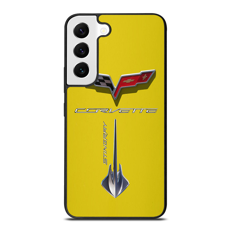Corvette Stingray C7 Yellow Samsung Galaxy S22 Case