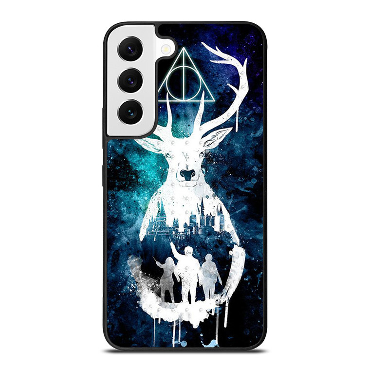 DEATHLY HALLOWS HARRY POTTER AQUARELL Samsung Galaxy S22 Case