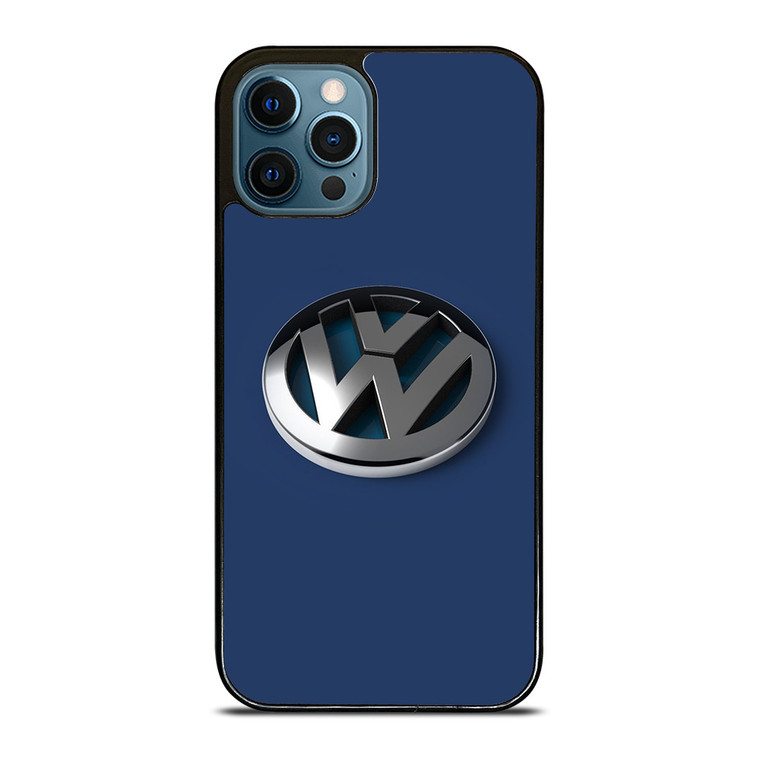 VW VOLKSWAGEN GLOSSY LOGO EMBLEM iPhone 12 Pro Max Case