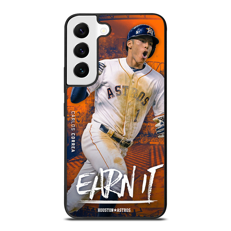 HOUSTON ASTROS CARLOS CORREA Samsung Galaxy S22 Case