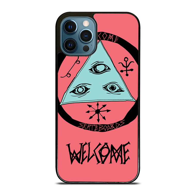 WELCOME SKATEBOARDS LOGO PINK iPhone 12 Pro Max Case