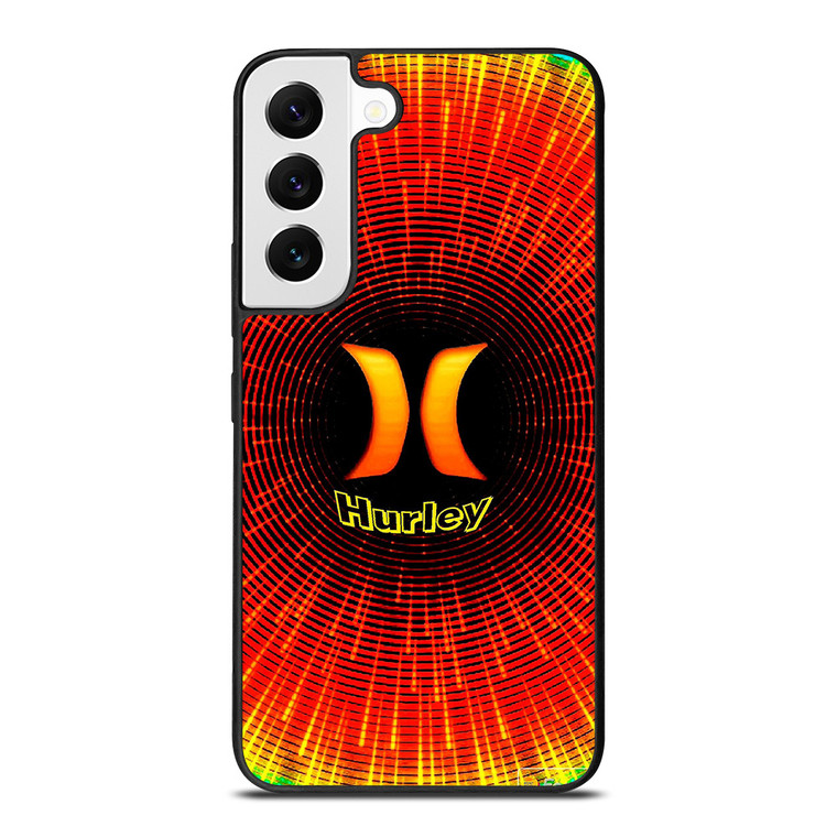 HURLEY ORANGE BLACK LOGO Samsung Galaxy S22 Case