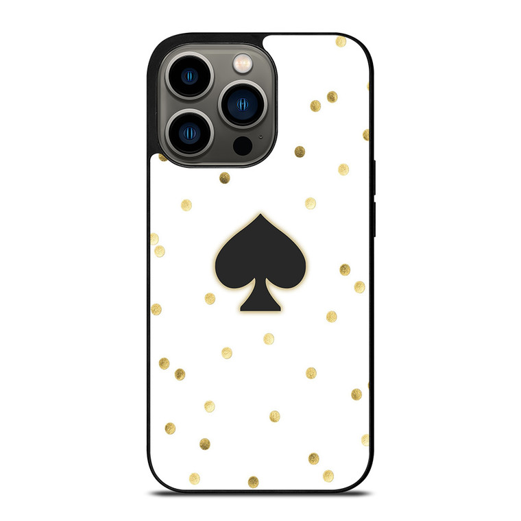 KATE SPADE NEW YORK LOGO GOLD iPhone 13 Pro Case KATE SPADE NEW YORK LOGO GOLD iPhone 13 Pro Case