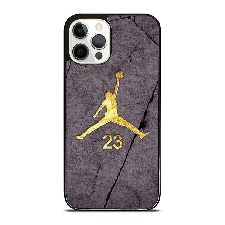 AIR JORDAN 23 GOLD WALL iPhone 12 Pro Case