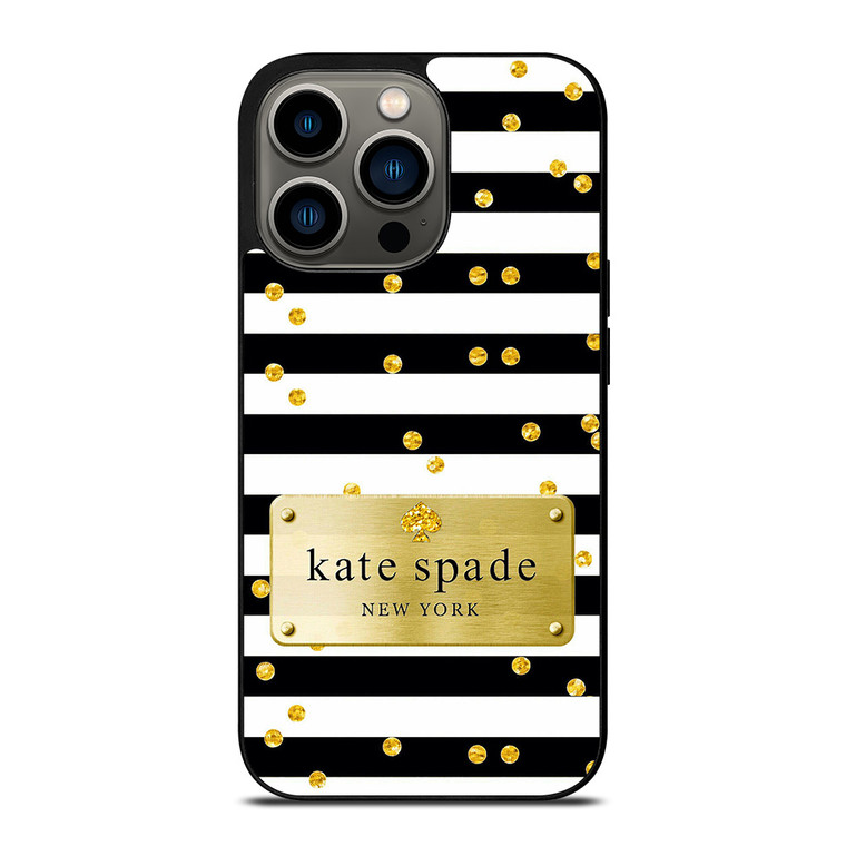 KATE SPADE POLKADOTS GOLD iPhone 13 Pro Case