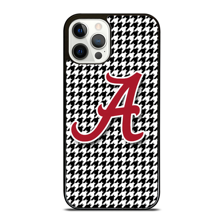 ALABAMA HOUNDSTOOTH CRIMSON TIDE iPhone 12 Pro Case