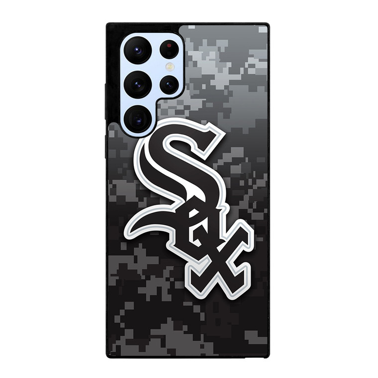 CHICAGO WHITE SOX CAMO LOGO Samsung Galaxy S22 Ultra Case
