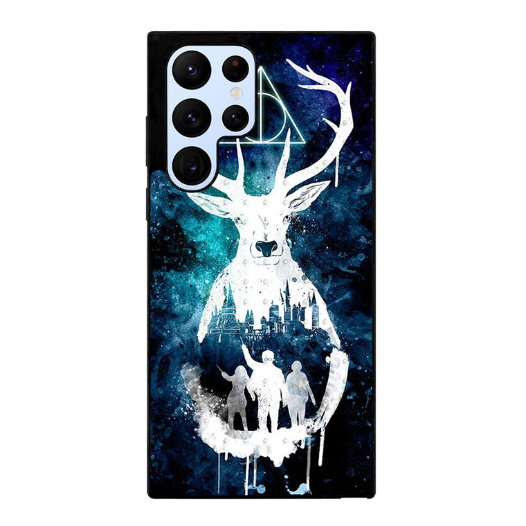 DEATHLY HALLOWS HARRY POTTER AQUARELL Samsung Galaxy S22 Ultra Case