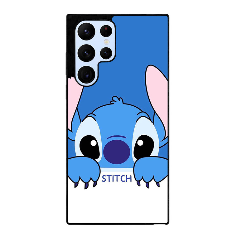 DISNEY STITCH CARTOON SIMPLE FLAT Samsung Galaxy S22 Ultra Case