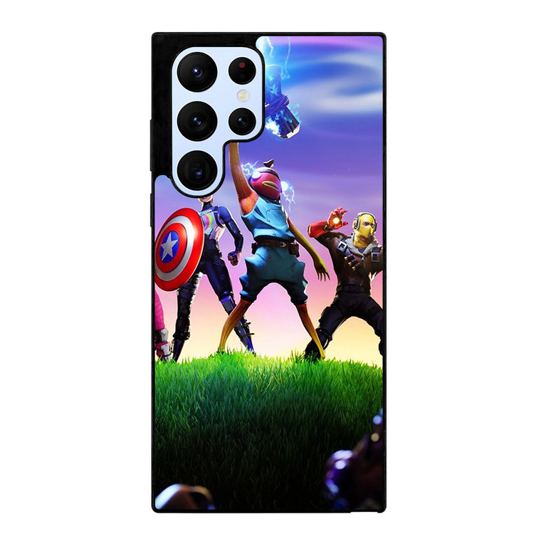 FORTNITE GAME X AVENGERS END GAME Samsung Galaxy S22 Ultra Case