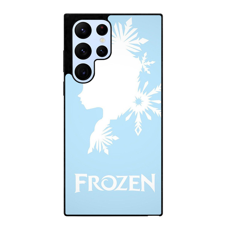 FROZEN LIGHT BLUE SILHOUETTE Samsung Galaxy S22 Ultra Case