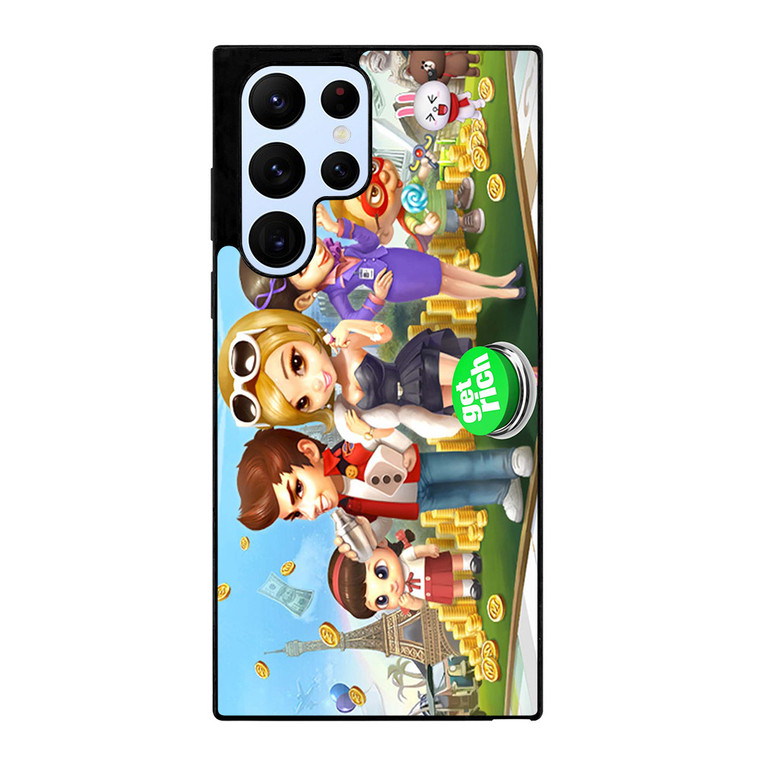 GET RICH GAME Line Samsung Galaxy S22 Ultra Case