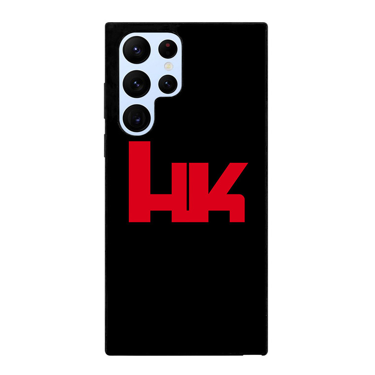 HECKLER AND KOCH Black Samsung Galaxy S22 Ultra Case