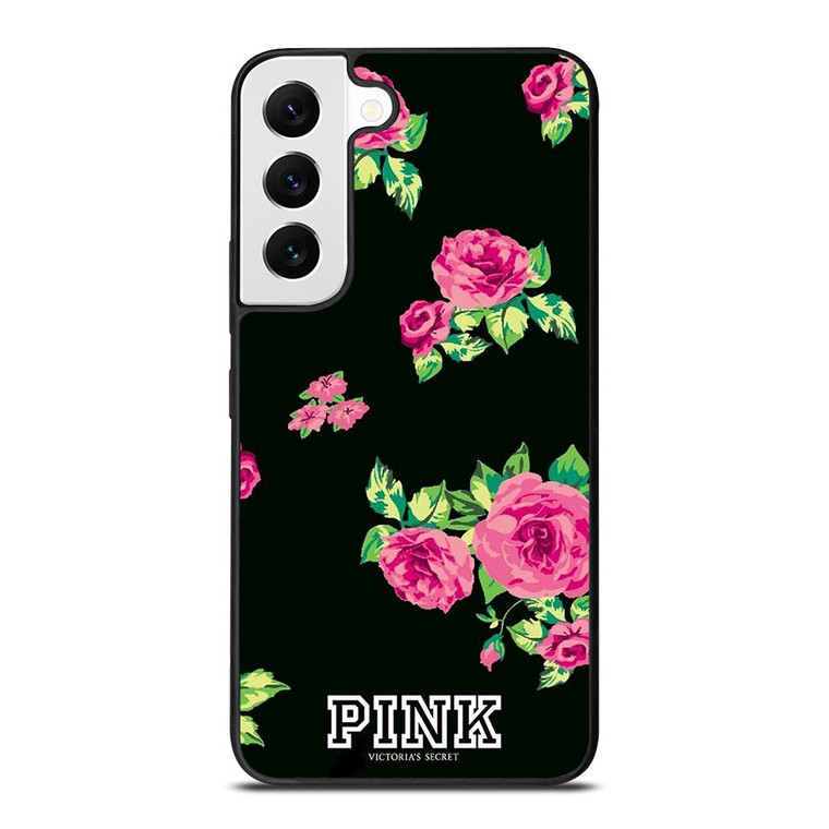 VICTORIA'S SECRET FLORAL PINK Samsung Galaxy S22 Ultra Case