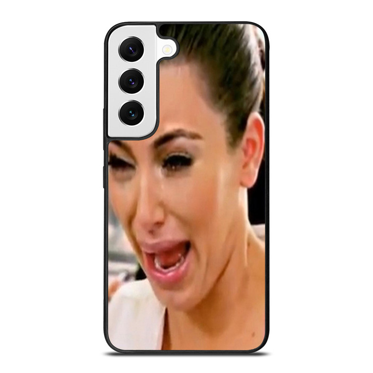 KIM KARDASHIAN UGLY CRYING FACE Samsung Galaxy S22 Ultra Case