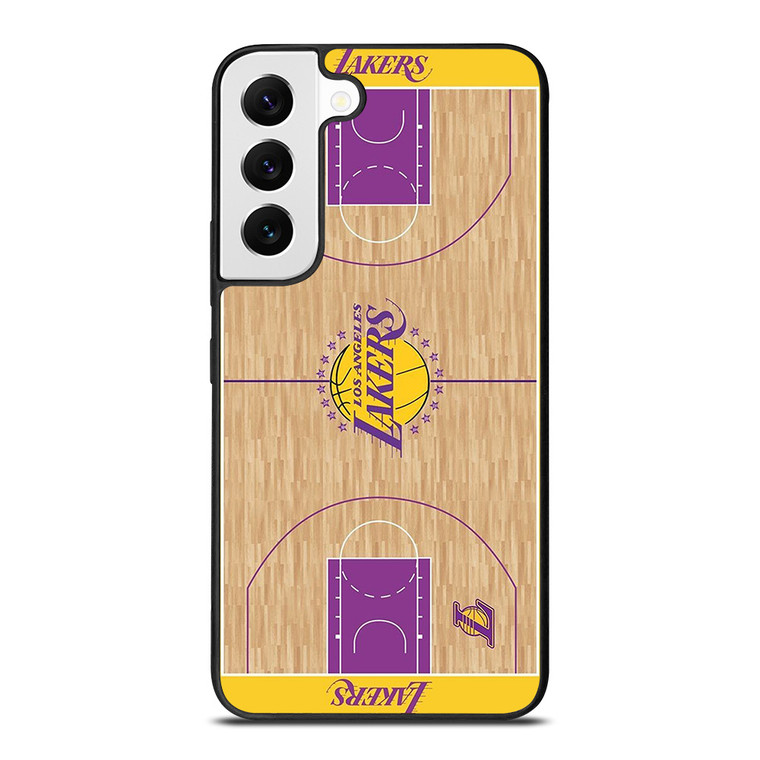 LA LAKERS BASKETBALL FIELD Samsung Galaxy S22 Ultra Case