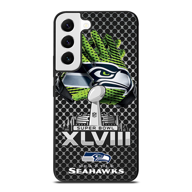 SEATTLE SEAHAWKS SUPER BOWL 48 Samsung Galaxy S22 Ultra Case