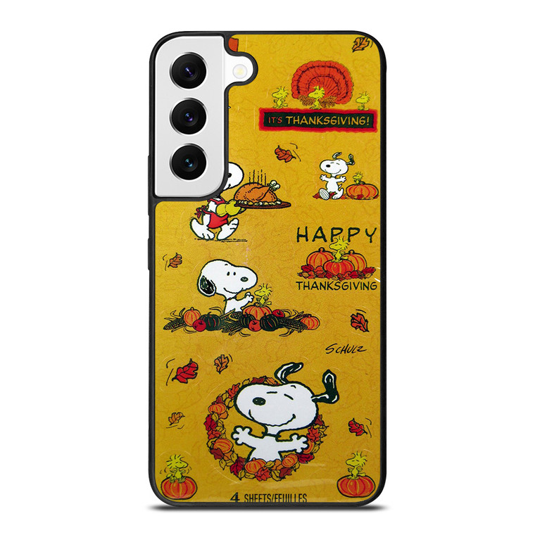 SNOOPY THE PEANUTS THANKSGIVING Samsung Galaxy S22 Ultra Case