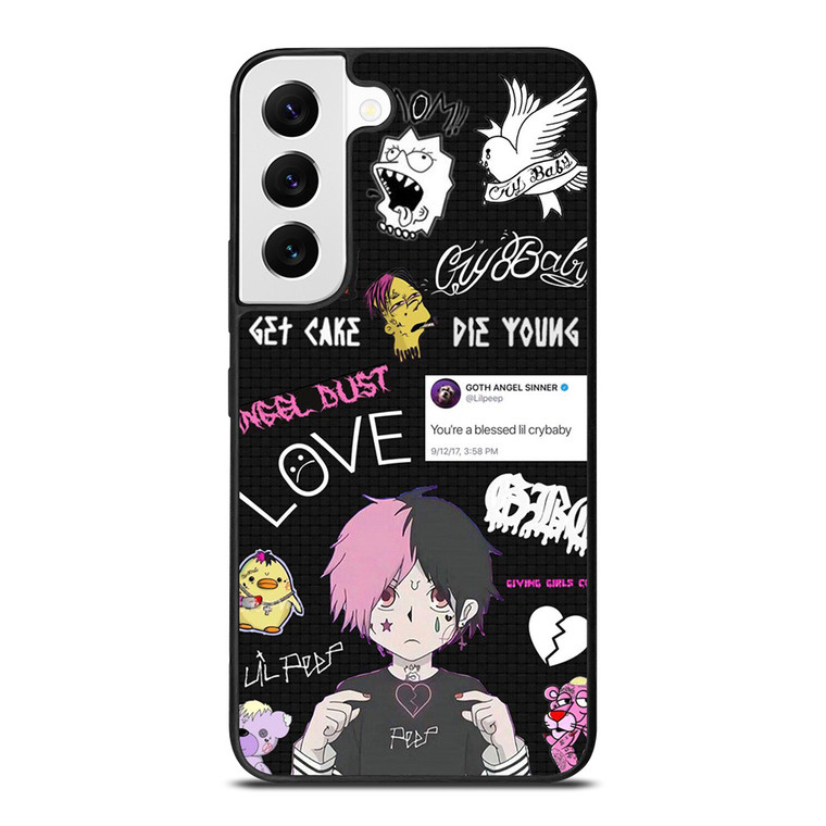 LIL PEEP STICKER COLLECTION Samsung Galaxy S22 Case
