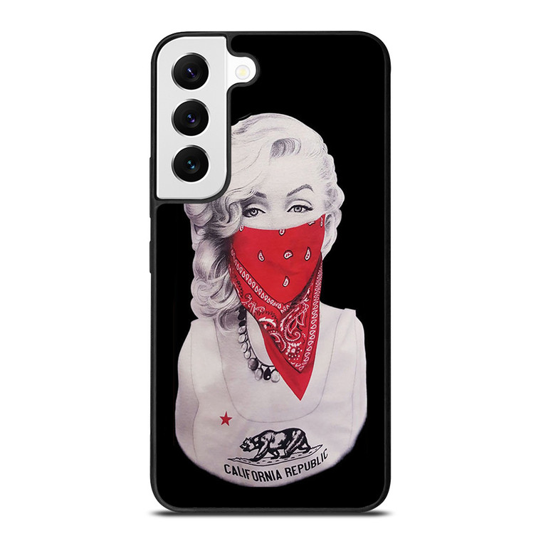 MARILYN MONROE RED BANDANA GANGSTER Samsung Galaxy S22 Ultra Case