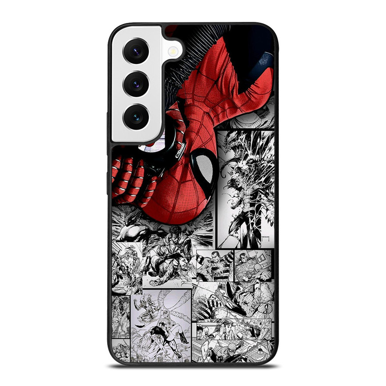 MARVEL SPIDERMAN POTRAIT COMIC Samsung Galaxy S22 Ultra Case