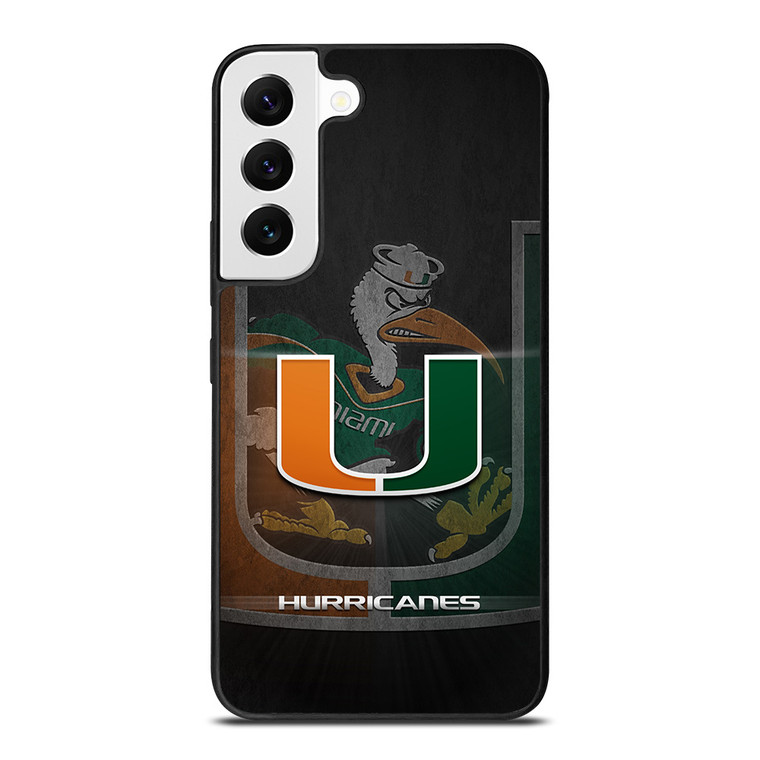 MIAMI HURRICANES UM 3 Samsung Galaxy S22 Ultra Case