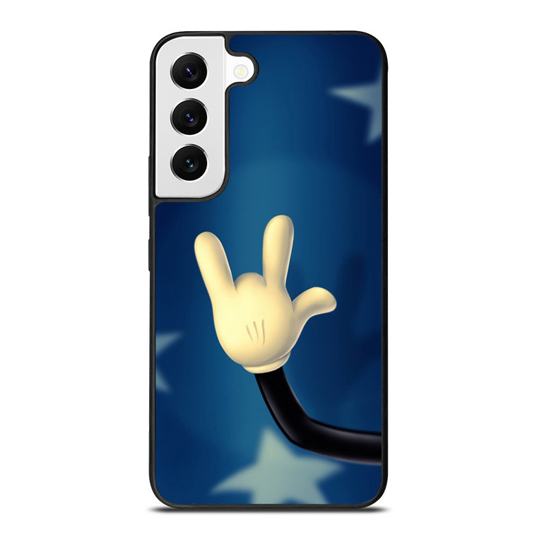 MICKEY MOUSE FINGER STYLE Samsung Galaxy S22 Ultra Case