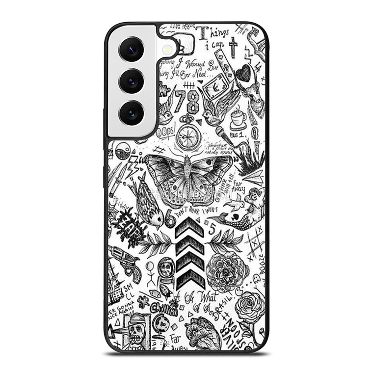 ONE DIRECTION TATTOOS Samsung Galaxy S22 Ultra Case