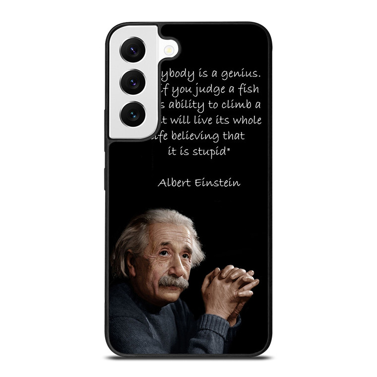 THE GENIUS ALBERT EINSTEIN QUOTE Samsung Galaxy S22 Ultra Case