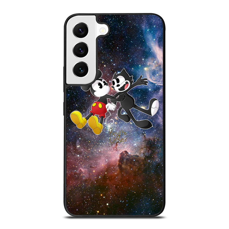 MICKEY MOUSE AND FELIX THE CAT Samsung Galaxy S22 Case